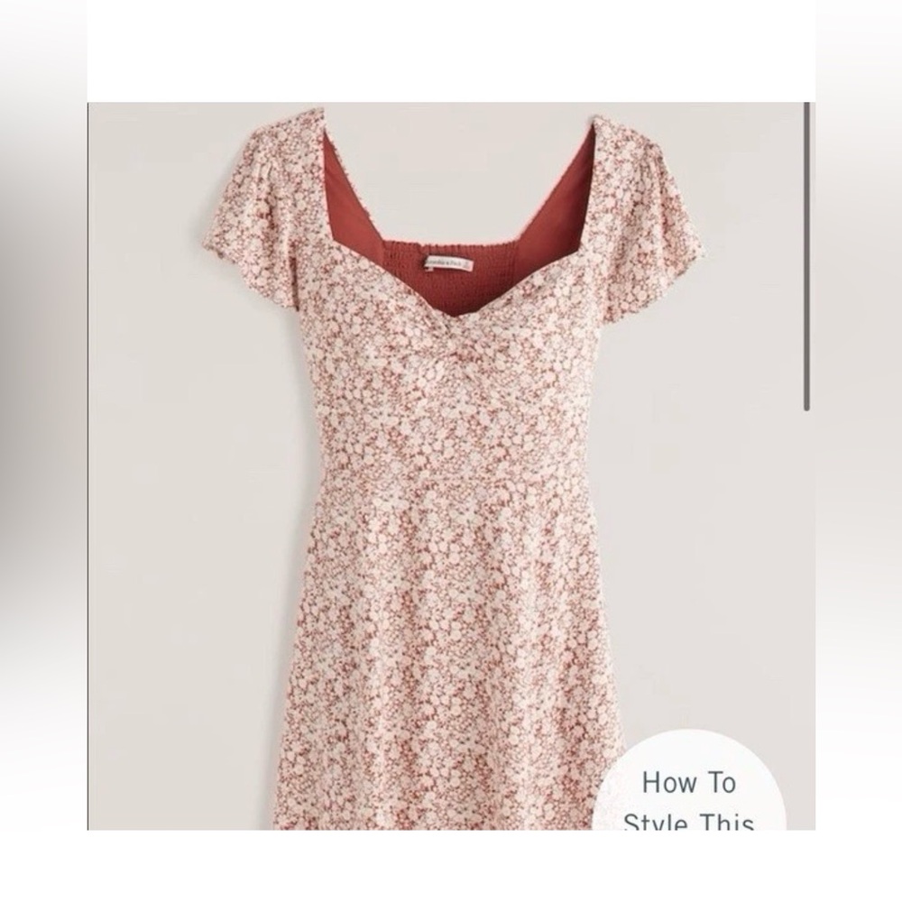 Abercrombie & Fitch Pink Floral Mini Dress